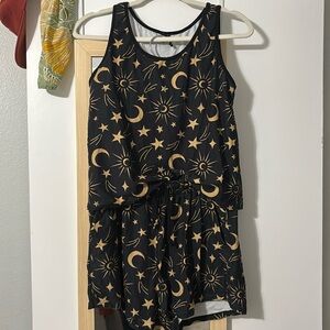 Pop fit moon and stars pj set